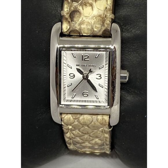 Michael Kors Taylor Python MK2417 Womens Stainless Steel Analog Dial Watch JK401 - Picture 2 of 12